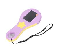 SIXRUN Aumento de 500 Veces Microscopio Digital de Mano con LED para Observación y Mantenimiento para Adultos y Amarillo Púrpura