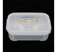 SIXRUN Bandeja Transparente para Incubadora de Huevos de Reptiles de 12 Rejillas con Termómetro para Caja de Incubación de Serpientes, Lagartos Gecko, Fácil de Limpiar, Adecuada para Reptiles Más