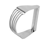 SIXRUN Batidora Batidora Cortadora de Masa de Pastelería de Acero Inoxidable para Hornear Herramienta Artesanal de Cocina de Mano Agarre Cómodo, Seguro y Saludable para Cocineros Caseros 1,78x4,45