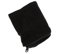 SIXRUN Billetera de Muñeca Deportiva con Cremallera, Banda de Sudor Transpirable, Gran Capacidad para Correr el Ciclismo Caminata (Black)