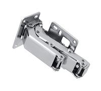 SIXRUN Bisagras Hidráulicas para Puerta de Gabinete, Cierre Suave y Lento, Fuerte Soporte de Carga para Armario, Cocina, Dormitorio, Puertas de 16-40mm de Espesor