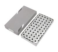 SIXRUN Bobinas de Coser Aluminio Oxidado Durable Alta Eficiencia para Fábricas de Prendas de Vestir 100 Piezas