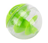 SIXRUN Bola Interactiva Dispensadora de Golosinas para Gatos, Juguete para Estimular la Mente, Diseño Compacto, Hecho de Plástico Duradero, 1 Unidad (Green)