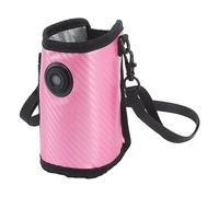 SIXRUN Bolsa de Calentador de Botellas de Leche para Bebés, Calentador Portátil de Biberón con 23 Niveles de Control de Temperatura (Rosa roja)