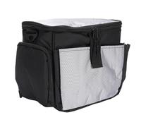 SIXRUN Bolsa de de Disco, Bolsa de Transporte de Disco de Poliéster 420D con Correa Ajustable para el Hombro, Múltiples Bolsillos, de Inicio Portátil de 10,0 X 6,1 X 9,4 Pulgadas para Jugadores de de
