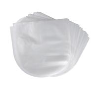 SIXRUN Bolsa de Registro Establecida, 50pcs de 12 Pulgadas Grabación PE Clear Protective Inner Mangas Interiores Mangas Anti Estáticas Redondas para el Almacenamiento álbumes, con Récord Avanzado,