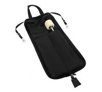 SIXRUN Bolsa para Baquetas de Tela Oxford, Soporte para Baquetas de 46 X 10 Cm con Diseño Colgante, Asa Portátil y Almacenamiento de Artículos Múltiples para Bateristas, Lecciones de Práctica, Uso