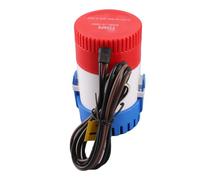 SIXRUN Bomba de Agua Blige de 12 V, Potente Rendimiento, Impulsor Semiabierto de 500 GPH para Barcos, Vehículos Recreativos Marinos, Plásticos de Ingeniería Duraderos