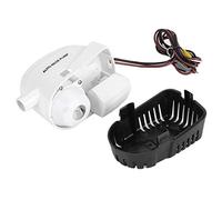 SIXRUN Bomba de Sentina Automática de 12V con Protección de Encendido, Diseño Compacto, Bomba de Descarga de Agua de 600GPH para Yate