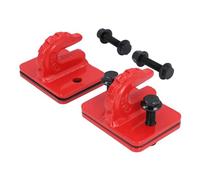 SIXRUN Bucket a Largo Plazo 3/8 -Bctraktor Haken con una Alta Calificación de Carga de £ 7,500 para UTVS (rojo)