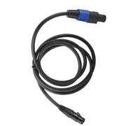 SIXRUN Cable de Altavoz Macho a XLR Hembra de 3 Pines, Extensión de Altavoz Profesional de Alta Potencia para Puesta en Escena, 1,8 M