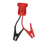 SIXRUN Cable de Arranque en Puente, 8 AWG a Prueba de Altas Temperaturas hasta 392 F, con Abrazaderas de Alta Resistencia para Baterías M18 de 18 V, Autos Medianos, Camionetas Ligeras, (1 PIE)