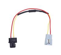 SIXRUN Cable de Conversión de Alternador, Arnés de Cableado de Alternador de Plástico con Resistencia, Conector de Conexión Directa, Compatible con CS121 CS130 CS144 10SI 12SI 15SI 17SI 27SI