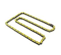 SIXRUN Cadena de Transmisión de Alta Dureza para Motocicleta ATV, Piezas de Repuesto, Material de Acero, (C (amarillo))