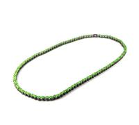 SIXRUN Cadena de Transmisión de Alta Dureza para Motocicleta ATV, Piezas de Repuesto, Material de Acero, (B (verde))