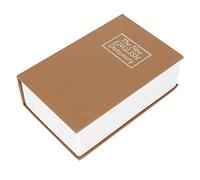 SIXRUN Caja Fuerte con Cerradura Estilo Diccionario, Caja Fuerte, Mini y Linda, Durabilidad Confiable, para Guardar Tarjetas Bancarias y Tarjetas de Identificación, 7.2x4.6x2.2in, Resina + Acero