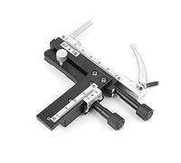 SIXRUN Calibrador de Alta Precisión de Escenario de Microscopio Móvil para un Fácil Movimiento de Corte, Escenario Mecánico Acoplable con Escala para Uso en Laboratorio