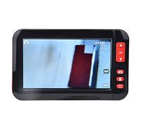 SIXRUN Cámara de Endoscopio con Pantalla HD de 4.3in | Resistente al agua, 8 luces LED, Fácil ajuste de ángulo, Uso industrial