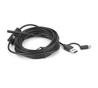 SIXRUN Cámara de Inspección del Endoscopio del USB de las Luces 6LED de la Lente de 5,5M M, IP67, Cable de los 5M para el Uso Industrial