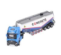 SIXRUN Camión Bomba de Cemento de Aleación, Juguete de Cuerpo Largo con Función de Pulverización de Agua para Juegos de Construcción Infantiles (#12)