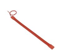 SIXRUN Cinta Calefactora para Tuberías de Agua, Cable Rastreador Anticongelante de Silicona 50W 25x500mm con Hilo de Aleación de Ni Cr para Tuberías Domésticas, RV, Exteriores (Silicona 2)