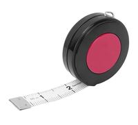 SIXRUN Cinta Métrica de Tela Retráctil Suave para Costura a Medida del Cuerpo, Regla de Medición de 150 Cm Pulgadas/cm para Seguimiento del Progreso de la Dieta (rojo)