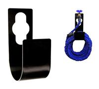 SIXRUN Colgador de Manguera de Jardín de Acero Inoxidable, Soporte de Gancho de Manguera de Metal Duradero para de Agua, 25 Pies a 100 Pies, Soporte de Carga de 10 Kg, Fácil de Usar, para Jardín Al