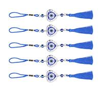 SIXRUN Colgante de Mal de Ojo de Primera Calidad, Diseño único y Exquisito, Decoración de Buena Suerte para Sala de Estar y Dormitorio (En forma de corazón)