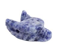 SIXRUN Colgante único de Cristal con Cabeza de Lobo, Exquisito Colgante de Piedras Preciosas Naturales para Hombres y Mujeres, Joyería Llamativa para un Estilo único, Regalo Atento para Sus Seres