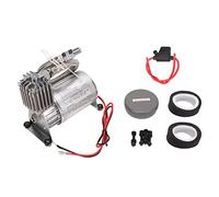 SIXRUN Compresor de Aire de Alta Resistencia 12 V 20 A 150 PSI Metal Universal NPT1/4 Rosca de Aire A Bordo con Interruptor de Control de Temperatura para Camiones, Automóviles,