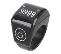 SIXRUN Contador Electrónico de Dedos, Tasbih Digital, Contador de Dedos Inteligente, Clicker Manual con Seguimiento para Deportes, Fitness y Oración, Resistente Al Agua IP67 (18mm)