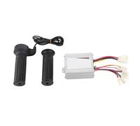 SIXRUN Controlador de Velocidad del Motor del Cepillo de 12 V con Empuñadura del Acelerador, Aleación de Aluminio, Arranque Suave y Fuerte Potencia de Ascenso para Bicicletas y Scooters Eléctricos