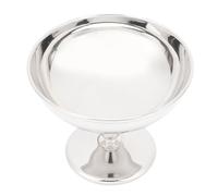 SIXRUN Copa de Helado de Acero Inoxidable, de Servicio Elegante y Elegante para Helado, Budín, Yogurt, Bocadillos de Ensalada de Frutas, Ideal para Bodas de Fiestas, Tazón de