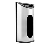 SIXRUN Dispensador de Bolsas de Plástico Duradero de Acero Inoxidable, Organizador, Solución Económica para Desorden de Cocina para el Hogar 430 Acero Inoxidable Plata 17 * 9 * 31cm 15-20 Bolsas de