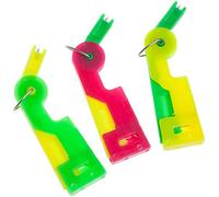 SIXRUN Enhebradores Automáticos de 6 Piezas, Herramienta de Aguja Fácil de Plástico para Personas Mayores y Usuarios con Baja Visión, Ayuda para Enhebrar Portátil, Diseño Liviano para Coser (Como se