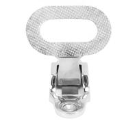 SIXRUN Escalón de Mástil Plegable para Barco, Escalón de Seguridad Plegable de Acero Inoxidable 316, Diseño Abatible Antideslizante Pulido con Espejo, 107x81x20,5 Mm para Barco, Yate, RV, Camión,
