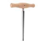 SIXRUN Escariador de Agujeros para Clavija de Violín, Acero de Alta Velocidad, Cono 1:30 con de Madera para Violines 3/4 4/4, Herramienta de Bricolaje