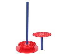 SIXRUN Estante para Pipetas de Gran Capacidad, Práctico Soporte para Pipetas de 98 Agujeros para Suministros de Laboratorio, Diseño de Color Rojo