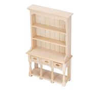 SIXRUN Estantería para Casa de Muñecas, Colección en Miniatura, Colores Puros Clásicos, Estantería para Colorear DIY para Casa de Muñecas a Escala 1/12 para Niños
