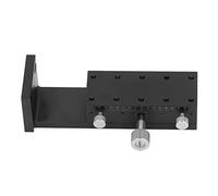 SIXRUN Etapa Deslizante Lineal Aleación de Aluminio Etapa Lineal Manual 16,7 Mm por Rotación Escala de Precisión de 30 μm Recorrido del Eje Z para Microscopios Instrumentos ópticos Imágenes (90X40mm)
