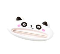 SIXRUN Exprimidor de Pasta de Dientes de Animales de Dibujos Animados, Dispensador de Tubos de Plástico ABS, sin Ensuciar, con Diseño Divertido para Adolescentes y Adultos (PANDA)
