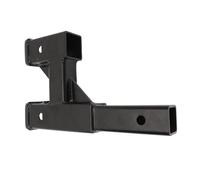 SIXRUN Extensión de Enganche Elevador de Enganche de Remolque, Receptor de 2 Pulgadas, Longitud Ajustable de 9,65 Pulgadas con Kit de Pasador de de 5/8 para Remolque