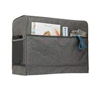 SIXRUN Funda Impermeable para Máquina de Coser, Cómoda Carcasa Bolsillos para Bolsa de Almacenamiento, Equipo de Costura para Máquinas de Coser (Grey)