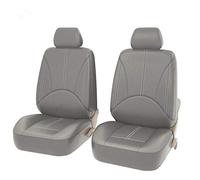 SIXRUN Fundas Universales para Asientos de Coche, de Piel Sintética, Cómodas y Elegantes, Protectoras para Asientos Delanteros, Se Adaptan a la Mayoría de los Modelos de Vehículos, Fáciles de