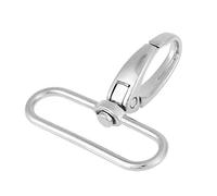 SIXRUN Ganchos Giratorios para Llavero, Cierres Multiusos de Aleación de Zinc Duraderos para Bricolaje, 20 Piezas para Uso Diario (38mm)