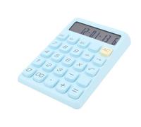 SIXRUN Grandes Números, Pantalla de 12 Dígitos, Calculadora de Escritorio para Hogar, Oficina, Matemáticas Cotidianas, Tecla de Respuesta Rápida (Blue)