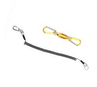 SIXRUN Hebilla Magnética, Colgante de Fuerte Magnetismo en Acero Inoxidable con Cordón para Pescar, Montar, Viajar, Cocina