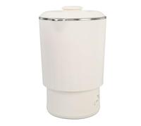 SIXRUN Hervidor Eléctrico Portátil, Capacidad de 600 Ml, Calentamiento Rápido, Caldera de Agua Caliente de Viaje de Acero Inoxidable para Viajes de Negocios (Enchufe europeo 220V)