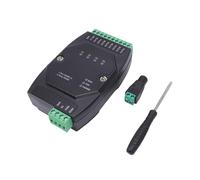 SIXRUN Hub RS485 Aislado de 4 Canales, Hub de Montaje en Riel con Aislamiento Óptico para Adquisición de Datos, 4 Puertos, 300 a 460800 Bps para Sistemas Industriales