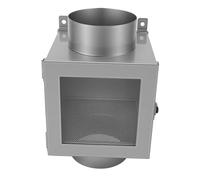 SIXRUN Indoor Dryer Duct Lint Trap Aluminum Vent Kit Material for Clothes
